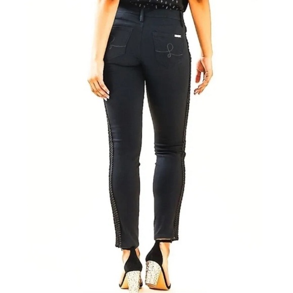 ⭐️ Lilly Pulitzer South Ocean Skinny Onyx Black Jeans Size 4 - Picture 2 of 11